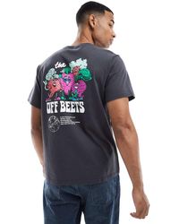 Levi's - Ruimvallend T-Shirt Met 'Off Beets' Print Op De Achterkant - Lyst