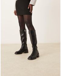 Raid - Samba Square Toe Knee Boots - Lyst