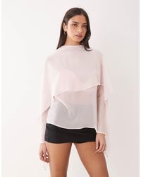 ASOS - – transparente chiffon-bluse - Lyst