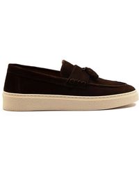 OFF THE HOOK - 'Rory' Loafer Tassel Casual Slip-On Suede Leather Shoes - Lyst