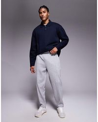 ASOS - Tapered Sweatpants With Pin Tucks - Lyst