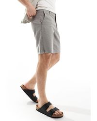 Only & Sons - Linen Mix Chino Short - Lyst
