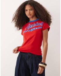 ASOS - Short Sleeve Baby Top With Contrast - Lyst