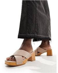 French Connection - Chunky Heel Sandals - Lyst