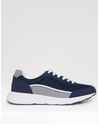 Threadbare - Retro Lace Up Trainers - Lyst