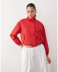 Miss Selfridge - Scallop Detail Windbreaker - Lyst