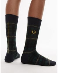 Fred Perry - – socken mit schottenkaromuster - Lyst