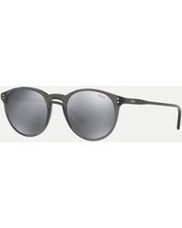 Ralph Lauren - Polo Ph4110 Phantos Sunglasses With Mirrored Lens - Lyst