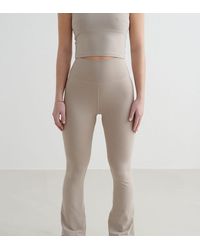 Aim'n - Mallas Color Arcilla Oscuro De Corte Acampanado Sense De -Neutro - Lyst