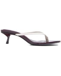 Stradivarius - Kitten Heel Thong Sandals - Lyst