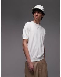 Mango - T-Shirt Oversize Color Pietra Con Maniche Scivolate - Lyst