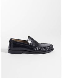 Calvin Klein - – loafer aus echtem leder - Lyst