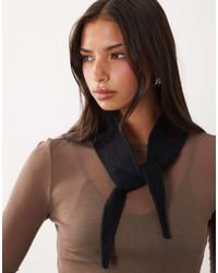Gina Tricot - Mini Knit Neck Scarf - Lyst