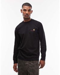 Carhartt - Long Sleeve American Script T-shirt - Lyst