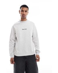 Jack & Jones - Oversize Sweatshirt With Embroidered Logo - Lyst