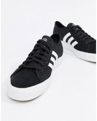 adidas Matchcourt RX Men/'s Black//White Skate Laced Shoes NEW BY3201