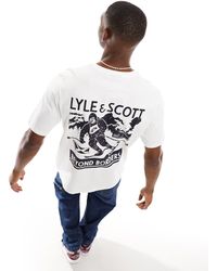 Lyle & Scott - Lyle & Scott Skier Graphic T-shirt - Lyst
