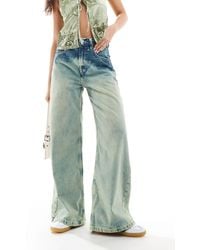 Collusion - X013 Mid Rise Wide Leg Festival Jeans - Lyst