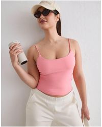 Aim'n - Blush Shape Seamless Strap Singlet - Lyst