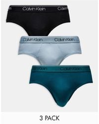 Calvin Klein - – 3er-pack slips aus micro-stretch - Lyst