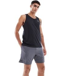 Under Armour - Tech vent - short 7 pouces - castlerock - Lyst