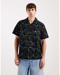 Santa Cruz - Vertigo Short Sleeve Patterned Haze Shirt - Lyst