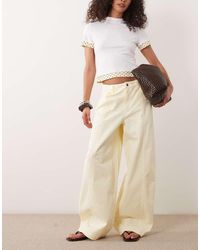 ASOS - Barrel Pants With Washed Effect - Lyst
