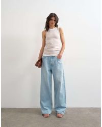 TOPSHOP - Double Layer Tank Top - Lyst
