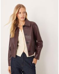 Mango - – jacke aus kunstleder - Lyst