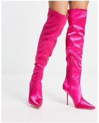 Public Desire - Tianna Over The Knee Boots - Lyst
