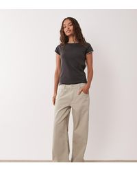 ASOS - Asos Design Petite Low Rise baggy Jean - Lyst