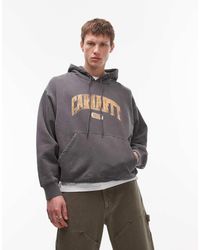 Carhartt - Sudadera Lavado Con Capucha Y Estampado Gráfico De Biblioteca De - Lyst