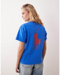 Polo Ralph Lauren - Large Icon Logo Back Print Heavyweight T-Shirt - Lyst
