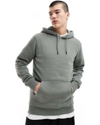 Only & Sons - Sudadera Verde Salvia Oscuro Extragrande Con Capucha De - Lyst