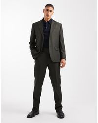 Jack & Jones - Regular Fit Wool Blend Suit Pants - Lyst