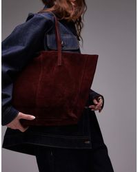 Mango - – schultertasche aus wildleder - Lyst