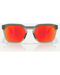 Oakley - Hstn Sq Square Sunglasses With Mirrored Lens - Lyst