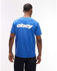 Obey - Bounce Logo T-shirt With Back Print - Lyst