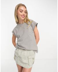 Pull&Bear - Drop Shoulder Oversized Tee - Lyst