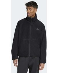 adidas Originals - City Tech High Pile Fleece Full-Zip Jacket - Lyst