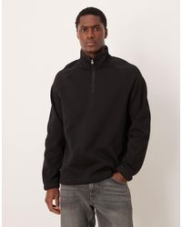 ARKET - Sweat molletonné en coton à col zippé - Lyst