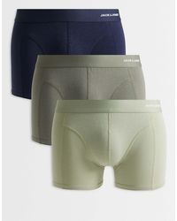 Jack & Jones - 3 Pack Of Bamboo Trunks - Lyst