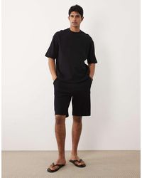 SELECTED - Shorts Van Wafelstof - Lyst