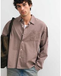Jack & Jones - Micro Check Boxy Shirt - Lyst