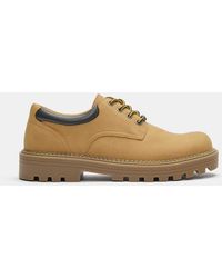 Pull&Bear - Stwd - chaussures à lacets - moutarde - Lyst