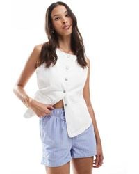 Superdry - Cotton Stripe Elasticated Boxer-Style Shorts - Lyst