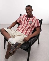 Prohibited - Knitted Button Up Polo Shirt - Lyst