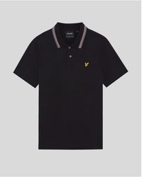 Lyle & Scott - Ss Polo Shirts Track Tipped Polo Shirt - Lyst