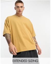 ASOS Oversized T-shirt With Crew Neck - Gray