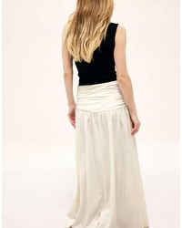 NA-KD - Ruched Waist Maxi Skirt - Lyst